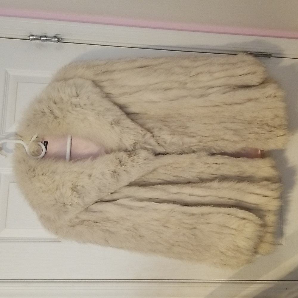 Vintage Blue Fox Fur - Picture 1 of 10